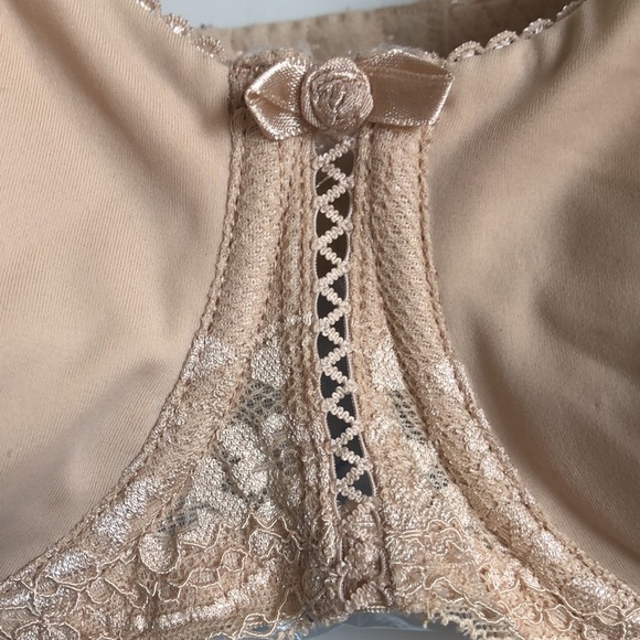 NWT INTIMATES UNDERWIRE DEMI BRA  PLUS SIZE 46B BEIGE/ TAN - Picture 3 of 8